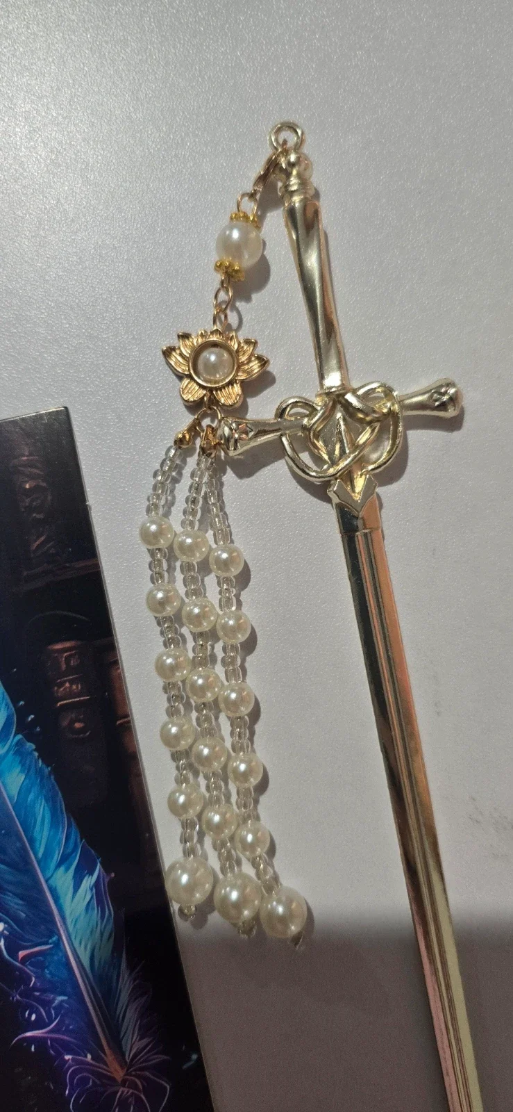 Bookmark with charm