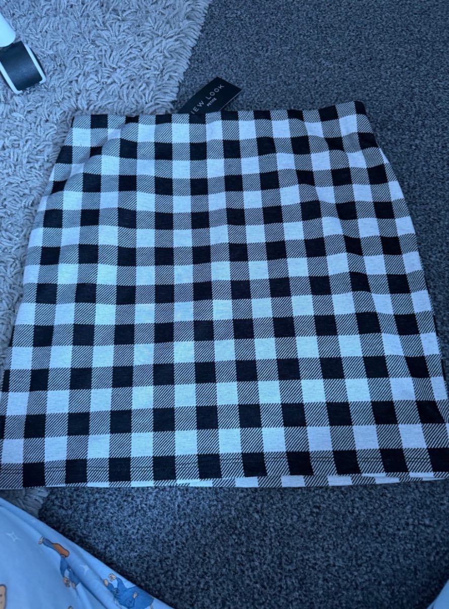 Checked skirt Uk 14 new look petite