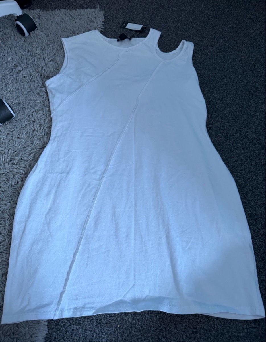 PLT white dress uk 12 new