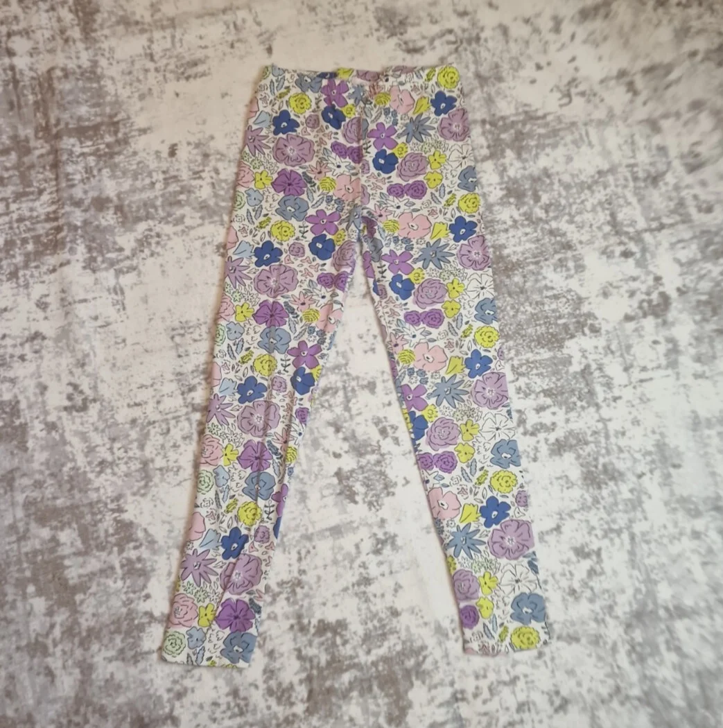 Tu Girls Multicoloured Floral Print Leggings 10 Years 140cm B10