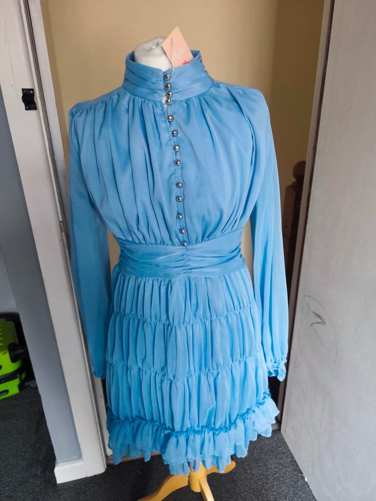 beautiful blue dress