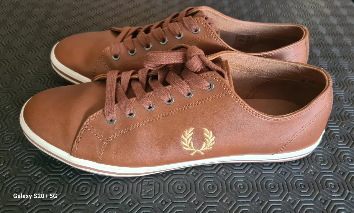 Fred Perry Brown Leather Shoes