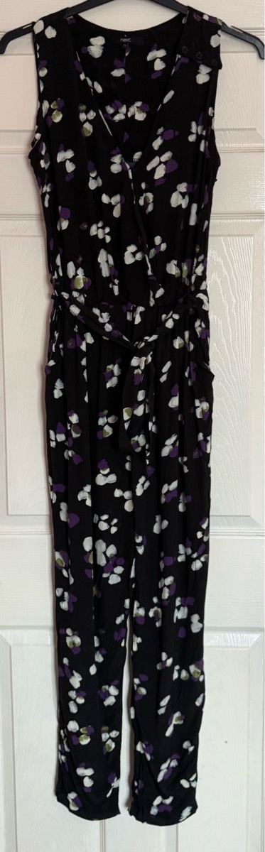 Next size 12 black sleeveless jumpsuit.