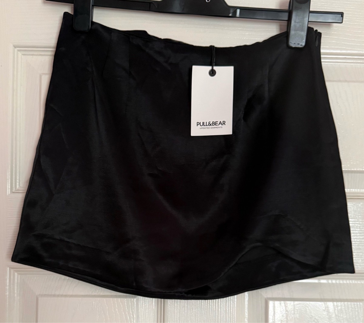 Pull and bear black mini skirt size m (10) new