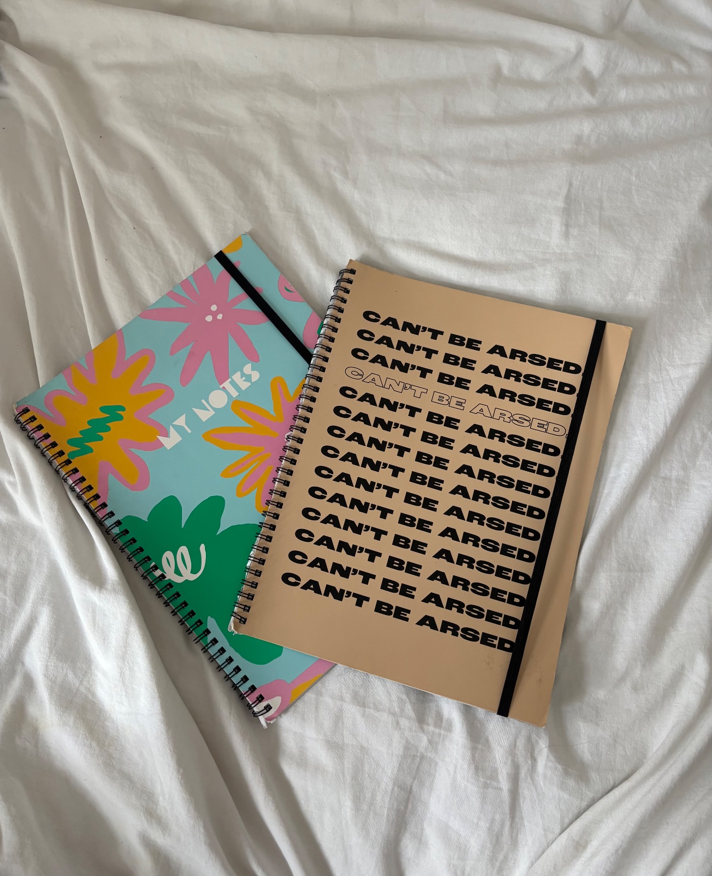 Pack of two A4 Typo Notebooks