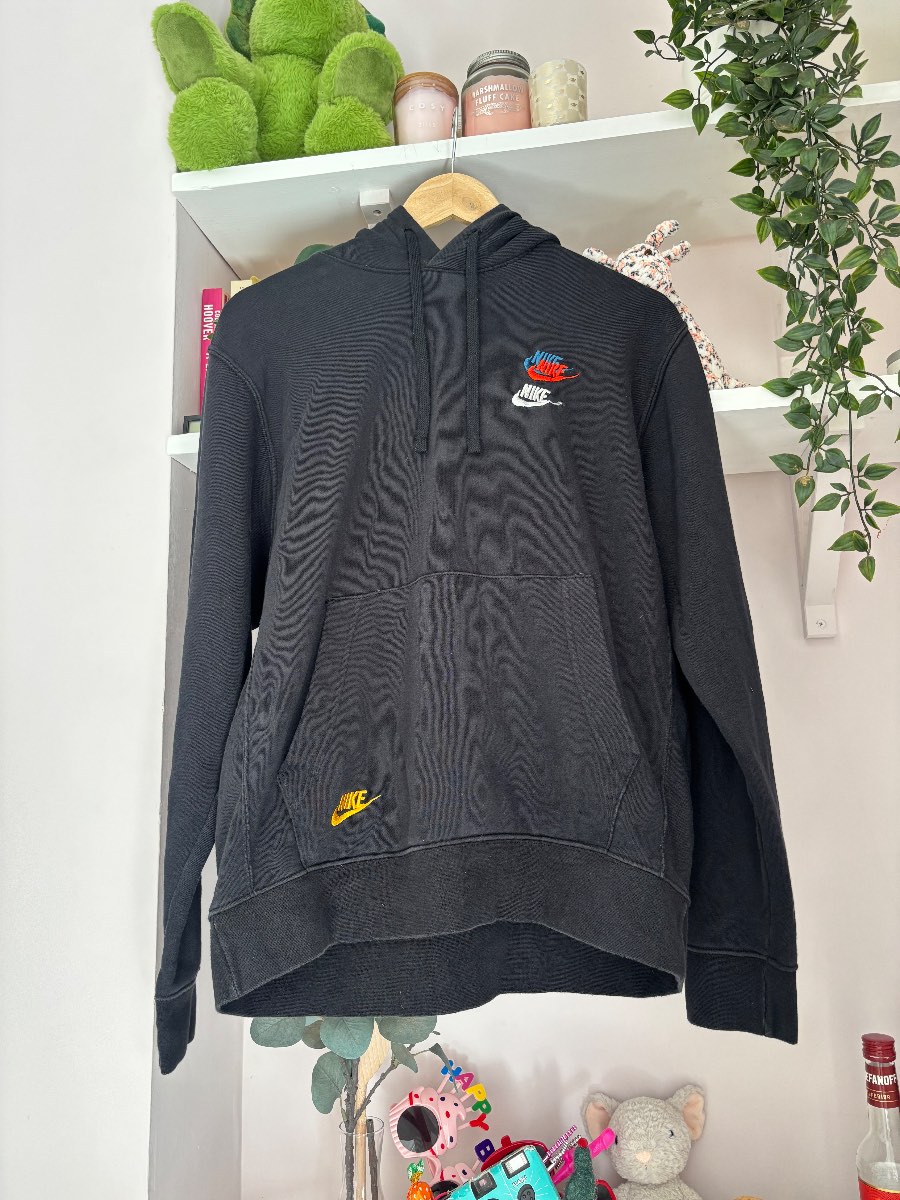 Men’s Nike Medium Black Logo Hoodie