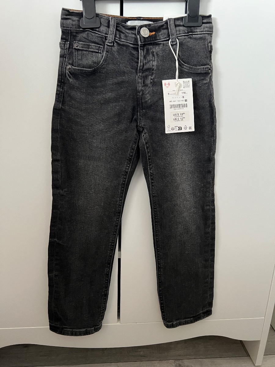 Zara | straight comfort jeans | size 6 years | new with tags