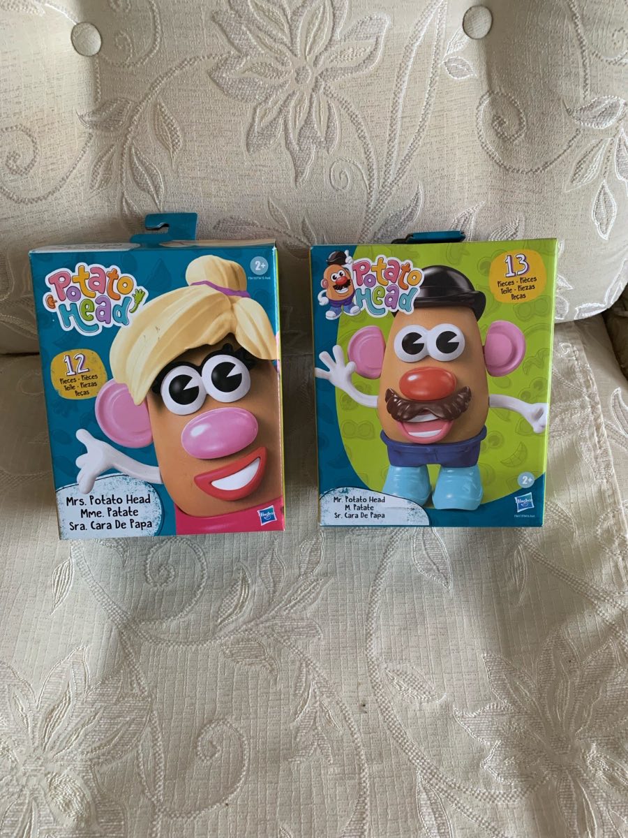 Mr. And Mrs. Potato head.
