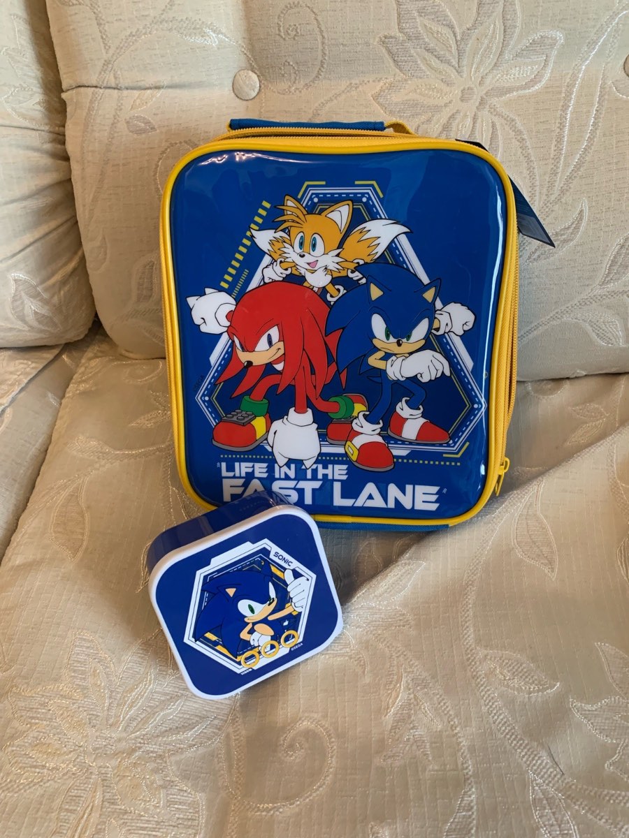Sonic the hedgehog lunch bag