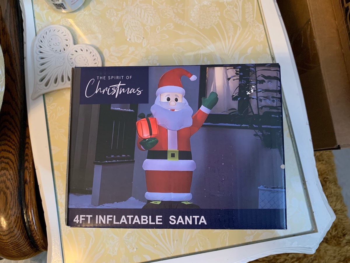 Father Christmas inflatable