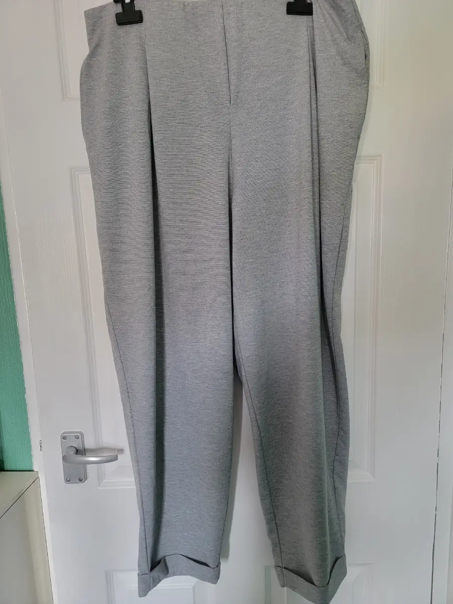 Grey trousers by River Island pull on size Large