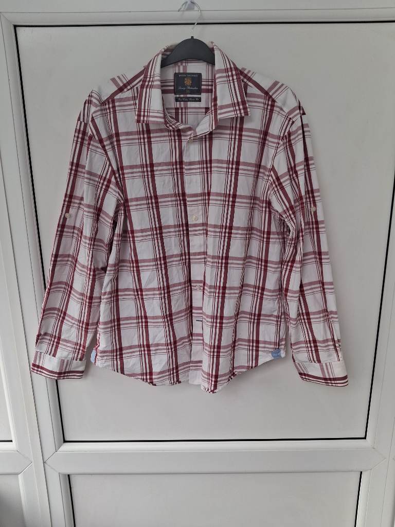 Brook Taverner Size XL Red Check Shirt ME15