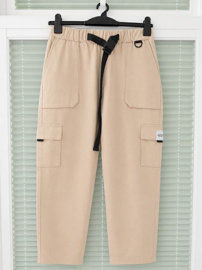 Boohoo Man Size XS Beige Cargo Trousers ME25