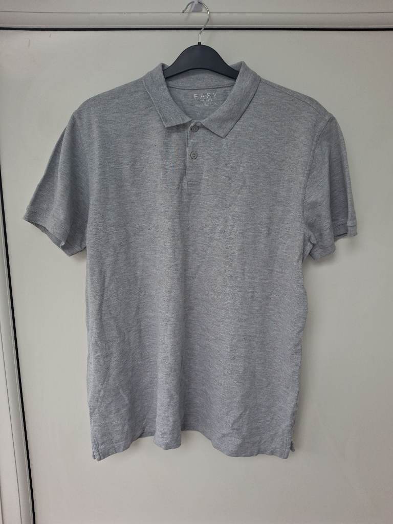 Men's Matalan Size XL Grey Polo Shirt ME03