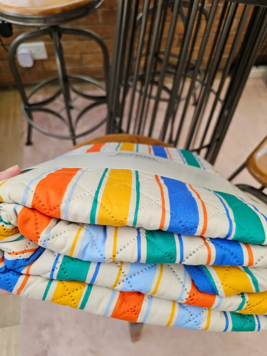 Gorgeous Reversible Rainbow Picnic Blanket!