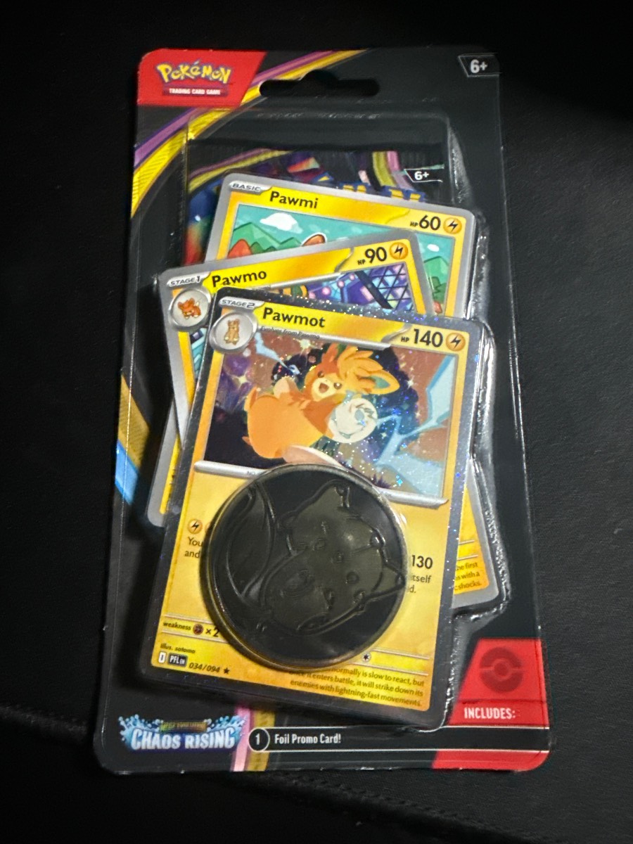 TCG chaos rising blister pack