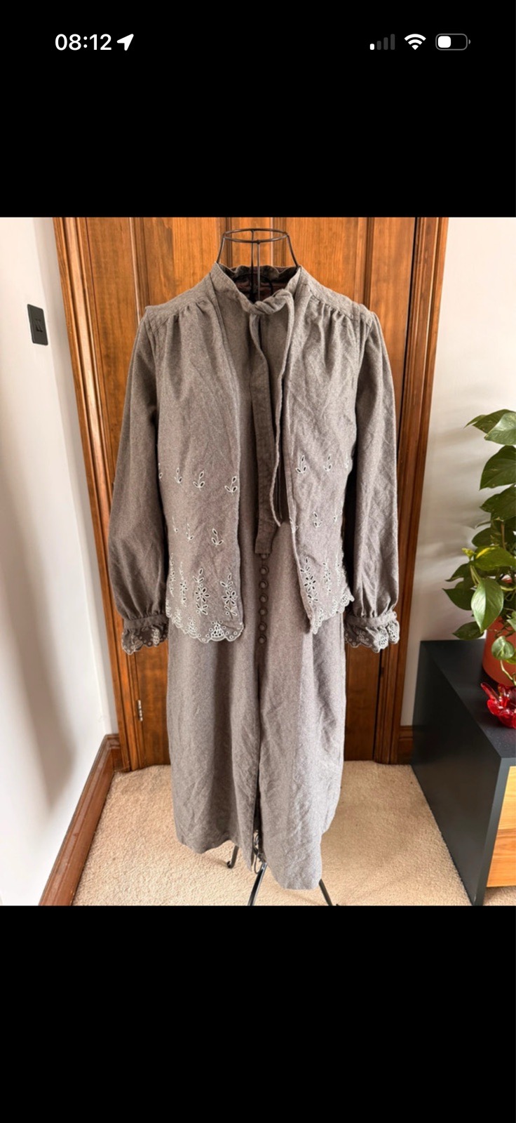 Truly vintage  pure new wool dress and jacket by Ann Michael size 16