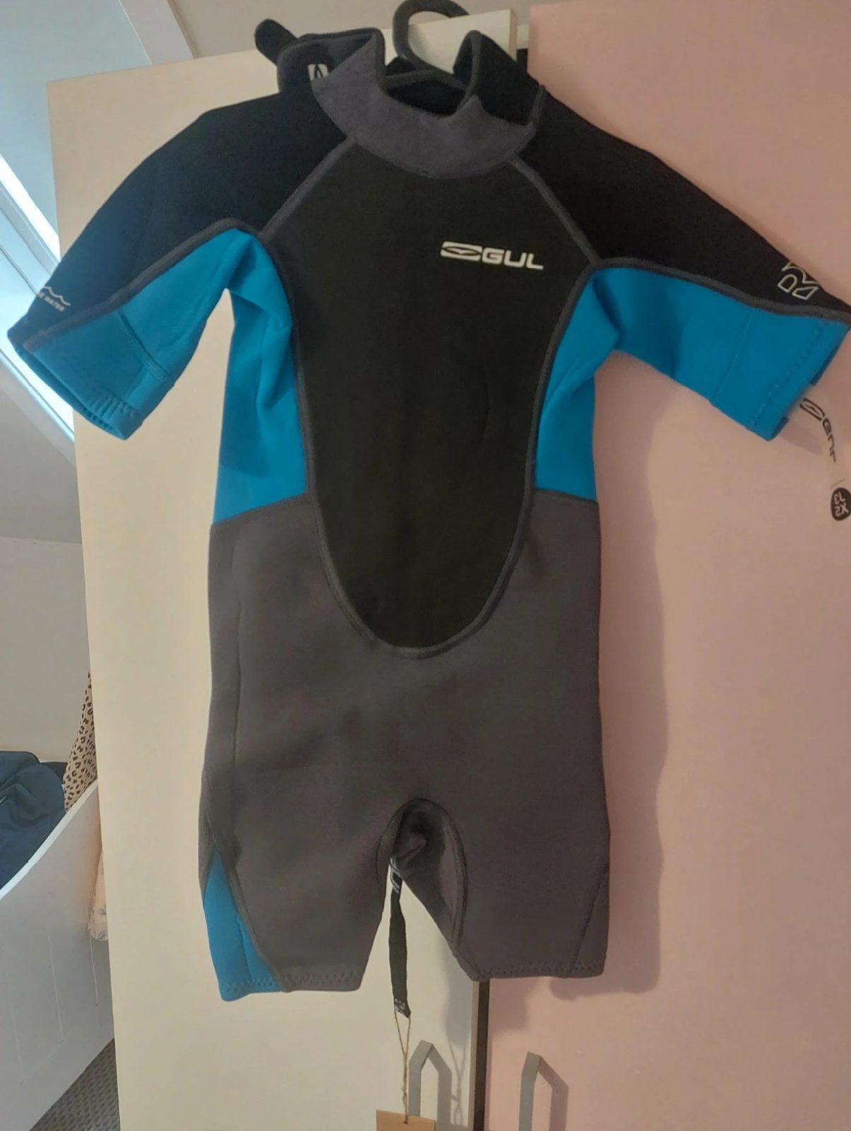 GUL Junior Flatlock back zip short wetsuit J3XS