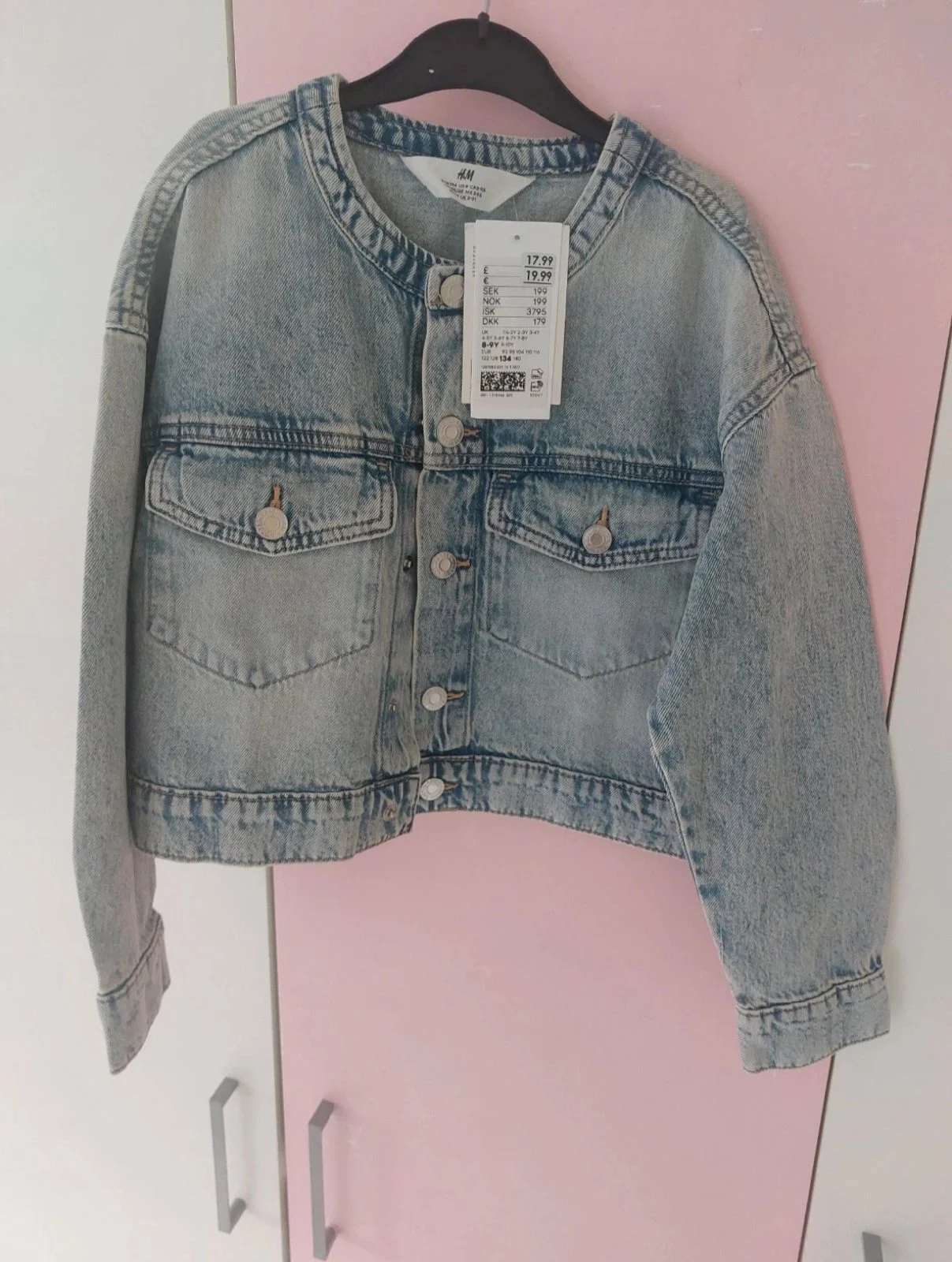 H&M Denim jacket 8-9 years