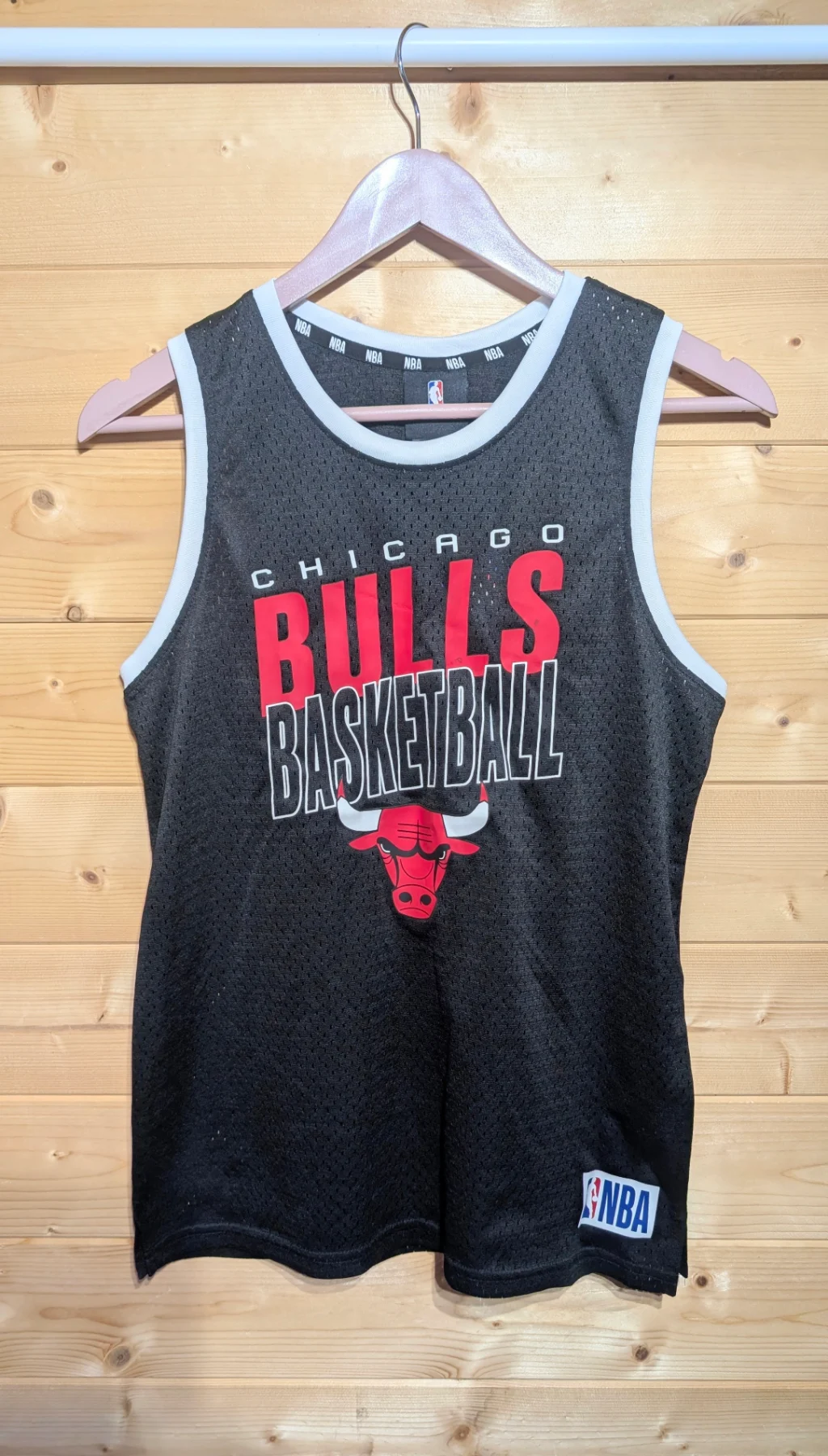 Official NBA Chicago Bulls Basketball Jersey Tank Top Black Youth 14 Fits XS/S Adult BNWT