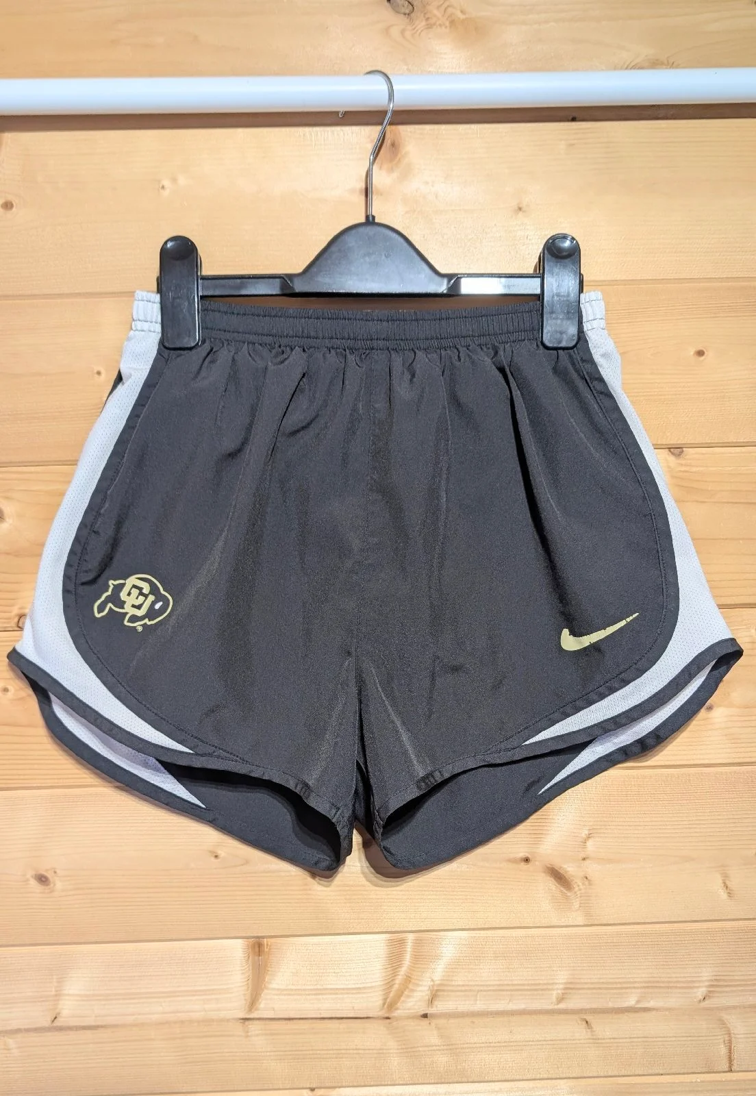 Nike Dri-FIT Colorado Buffaloes Running Shorts Black / White Size S