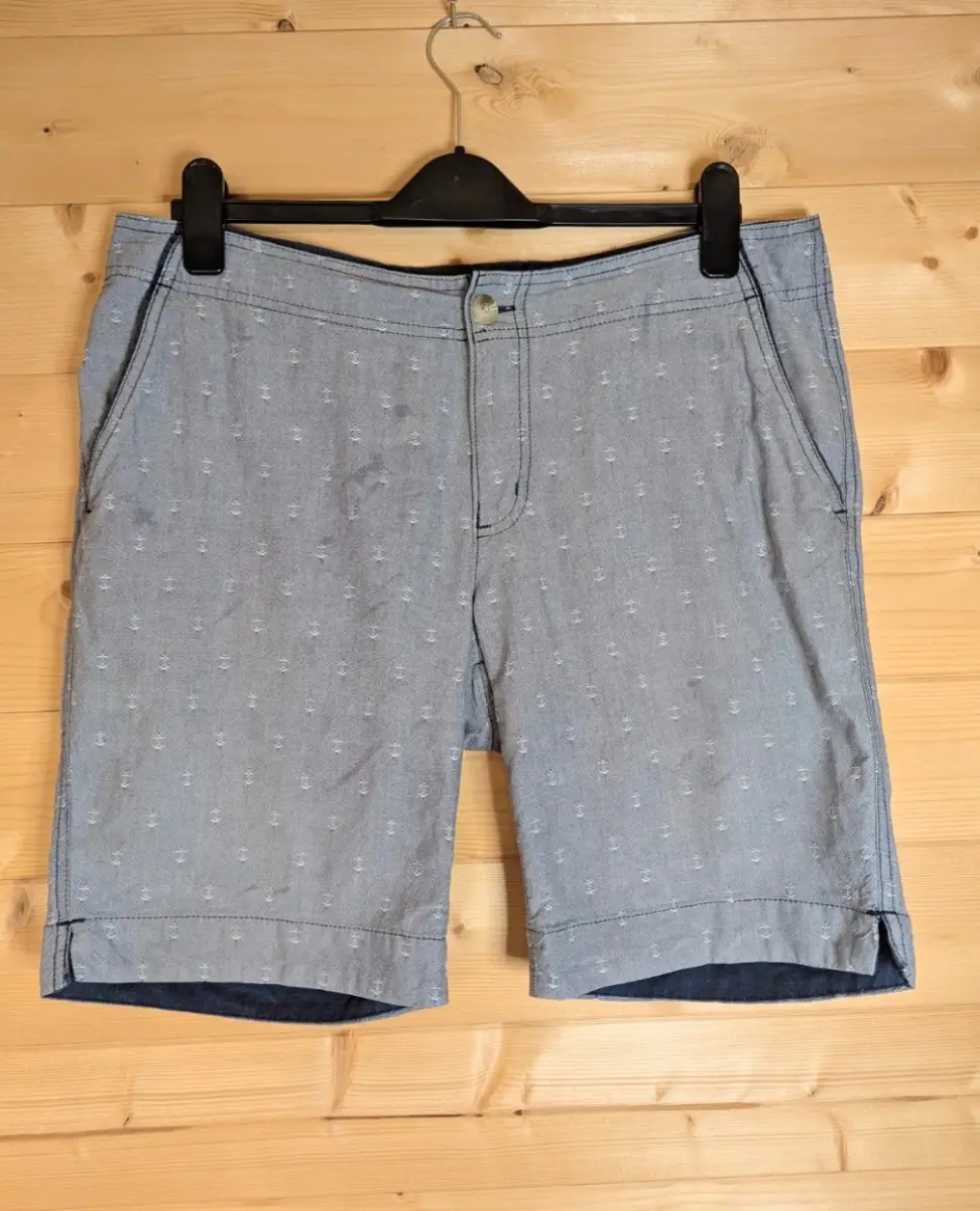 Columbia PFG Anchor Pattern Shorts Size 12 / 10L Blue