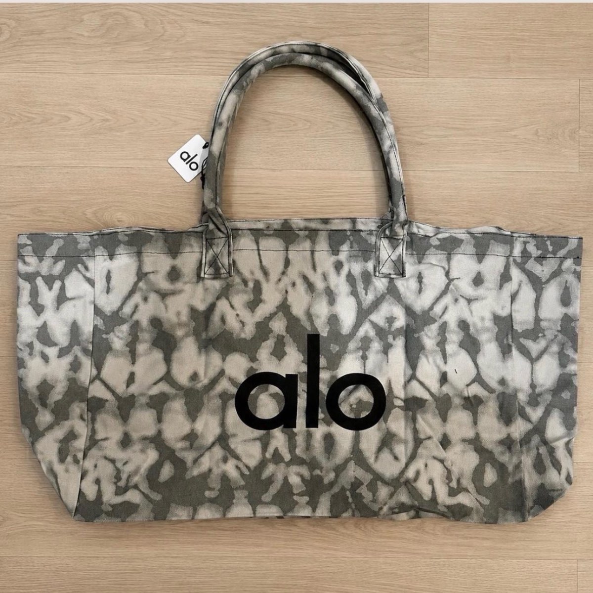 Alo yoga tote bag Grey Tiedye