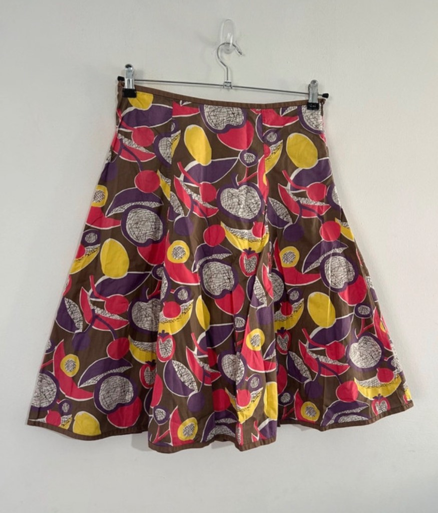Boden Womens Size 10 Cotton Summer Midi Skirt