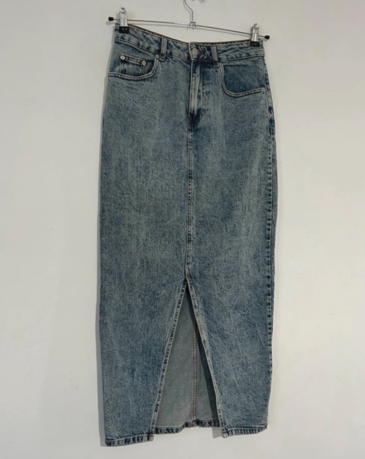 ASOS Size 10 Long Denim Skirt