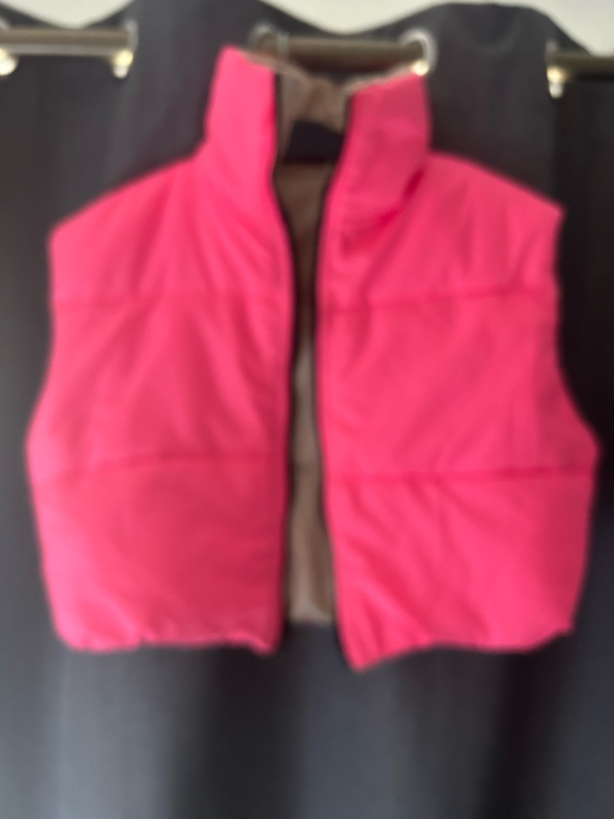 Pink Cropped Bodywarmer – Size Small