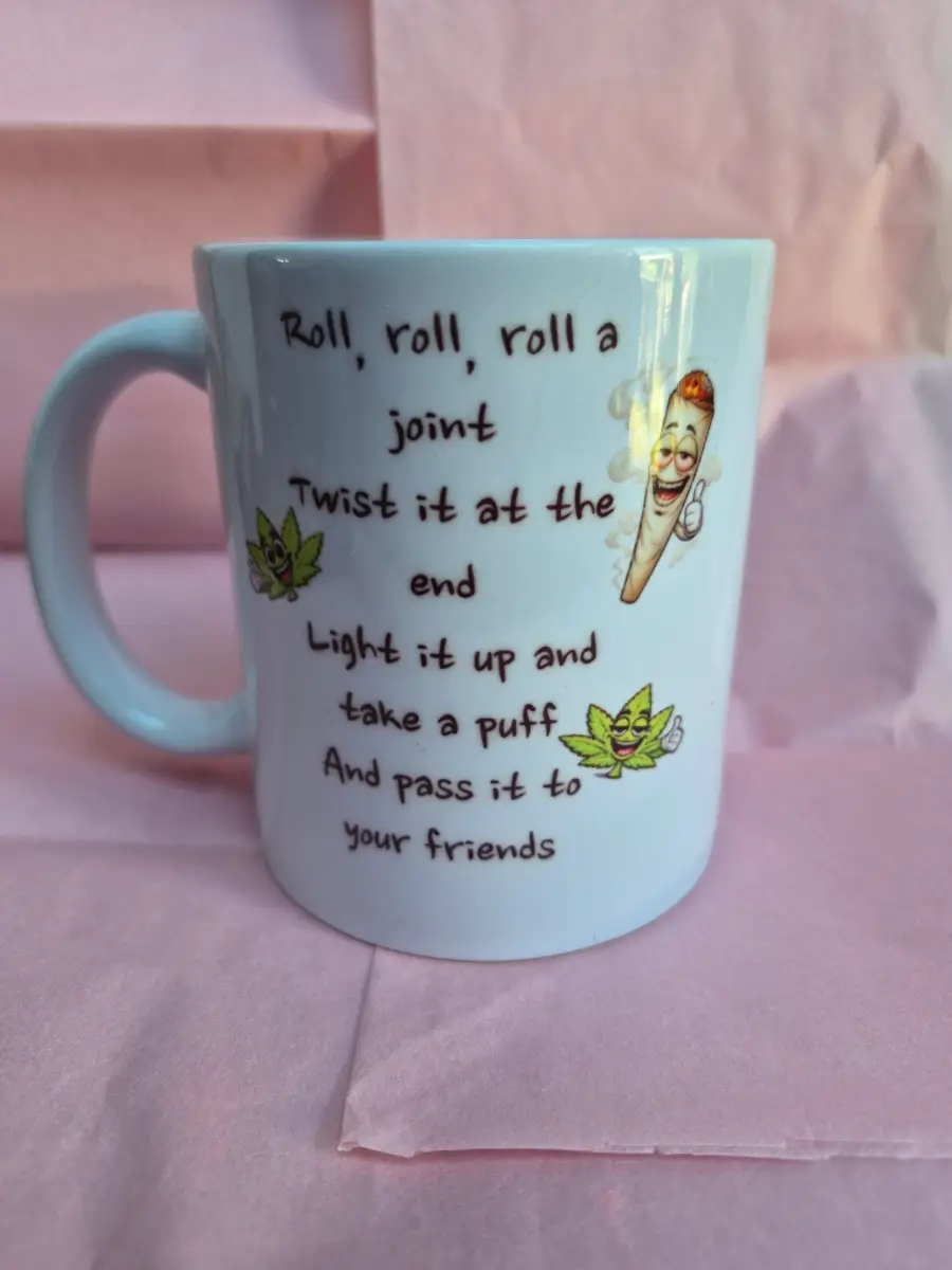 Fun mug roll roll your joint 11oz mug