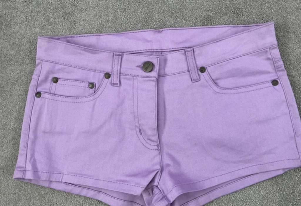 History shorts / hot pants, size S (8-10), holidays, clubbing, parties, festivals