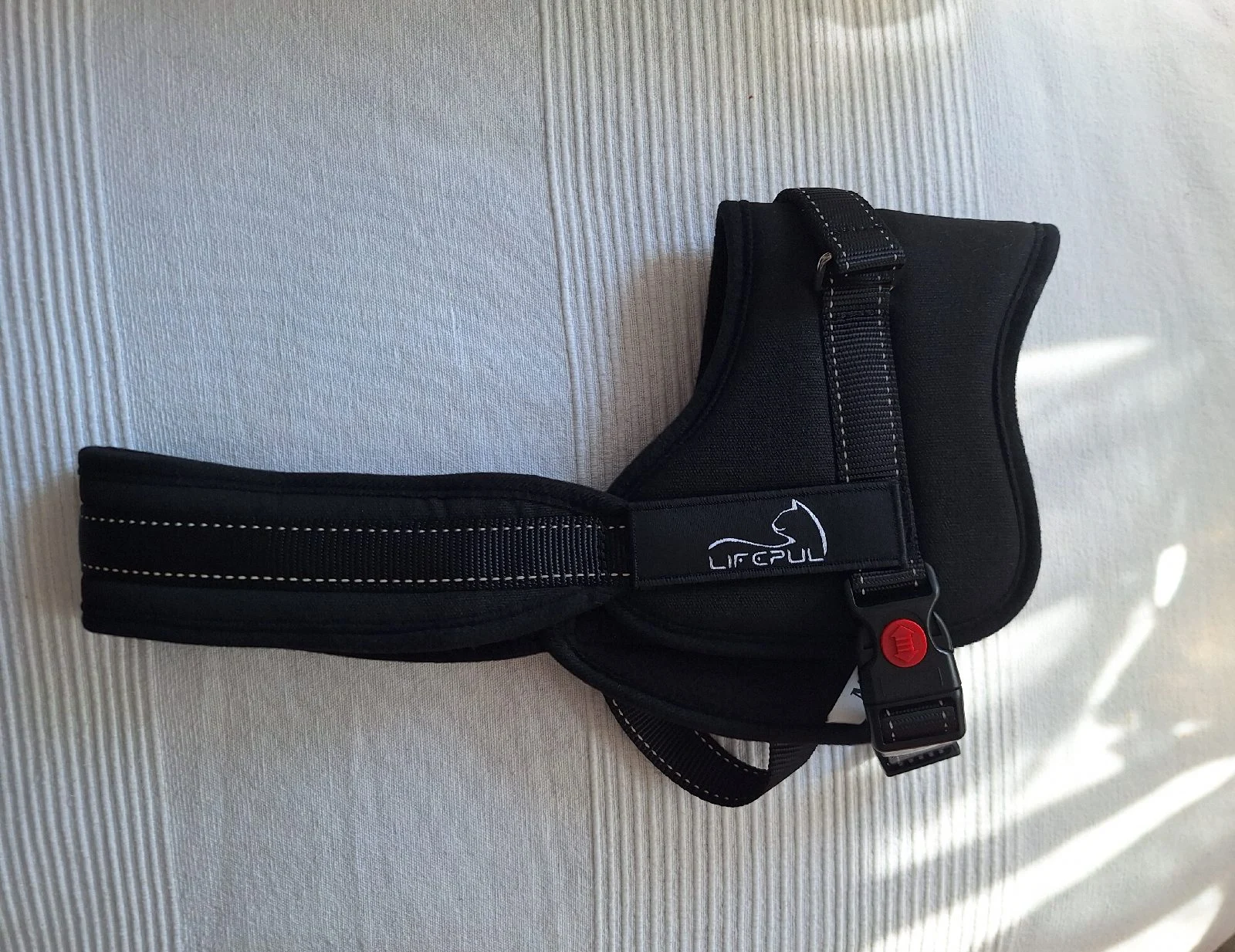 Lifepul Padded Dog Harness Black Size Medium Brand New
