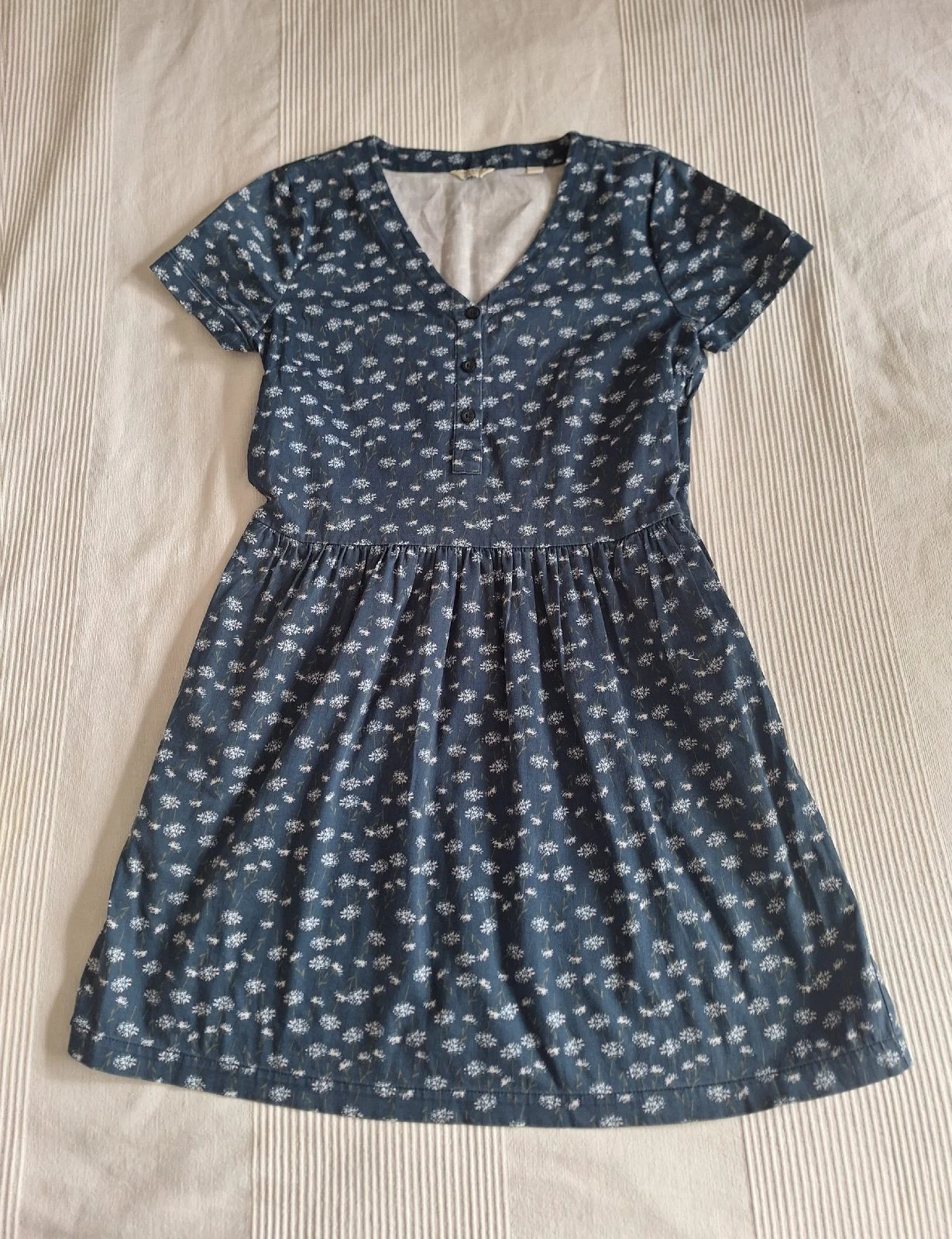 Jack Wills Floral Mini Tea Dress with Pockets - Size 8