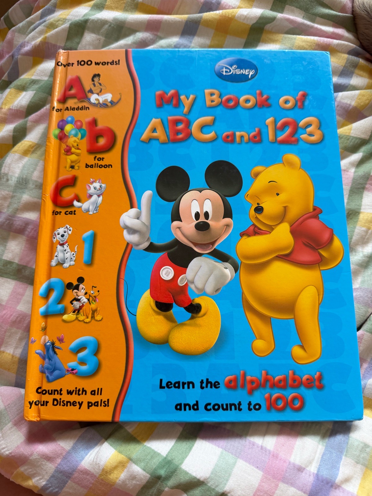 Disney my book of abc and 123