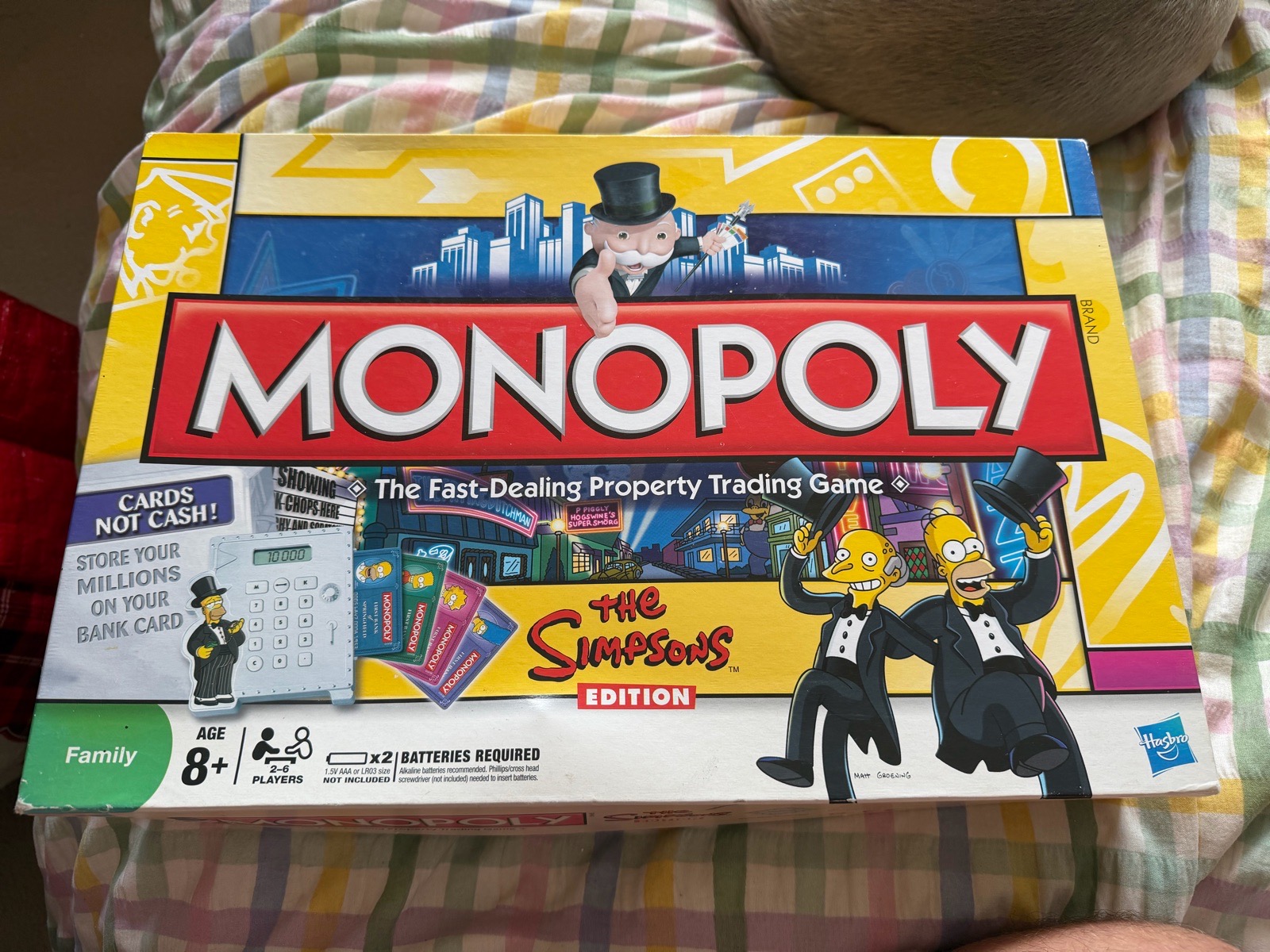 Simpsons 2007 monopoly electronic banking edition