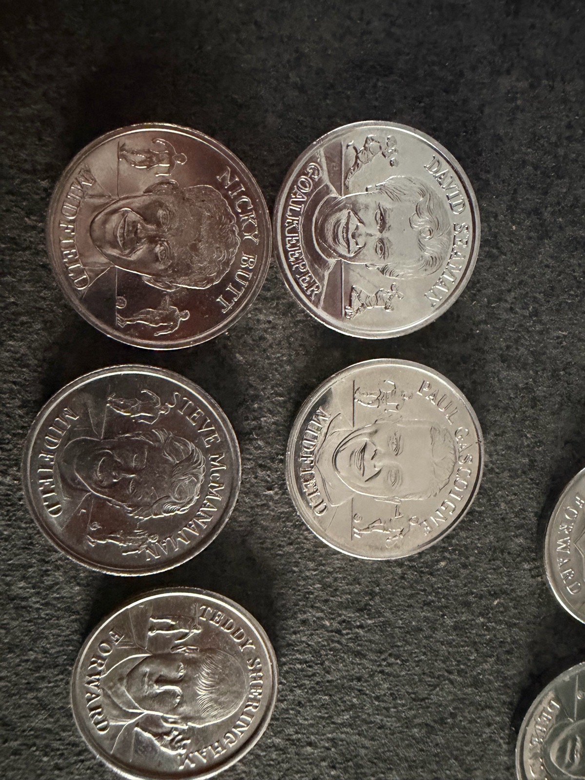 Sainsbury’s official England football squad medal collection 1998