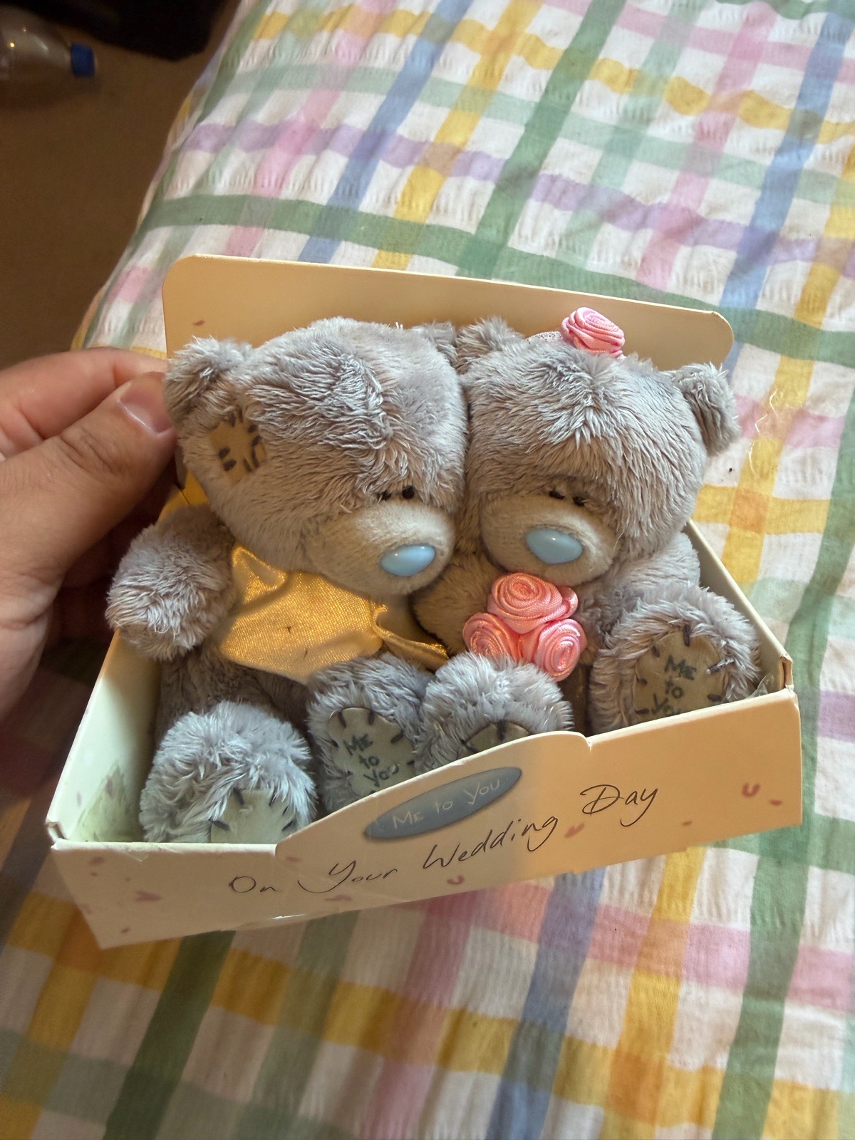 Small wedding teddy bears