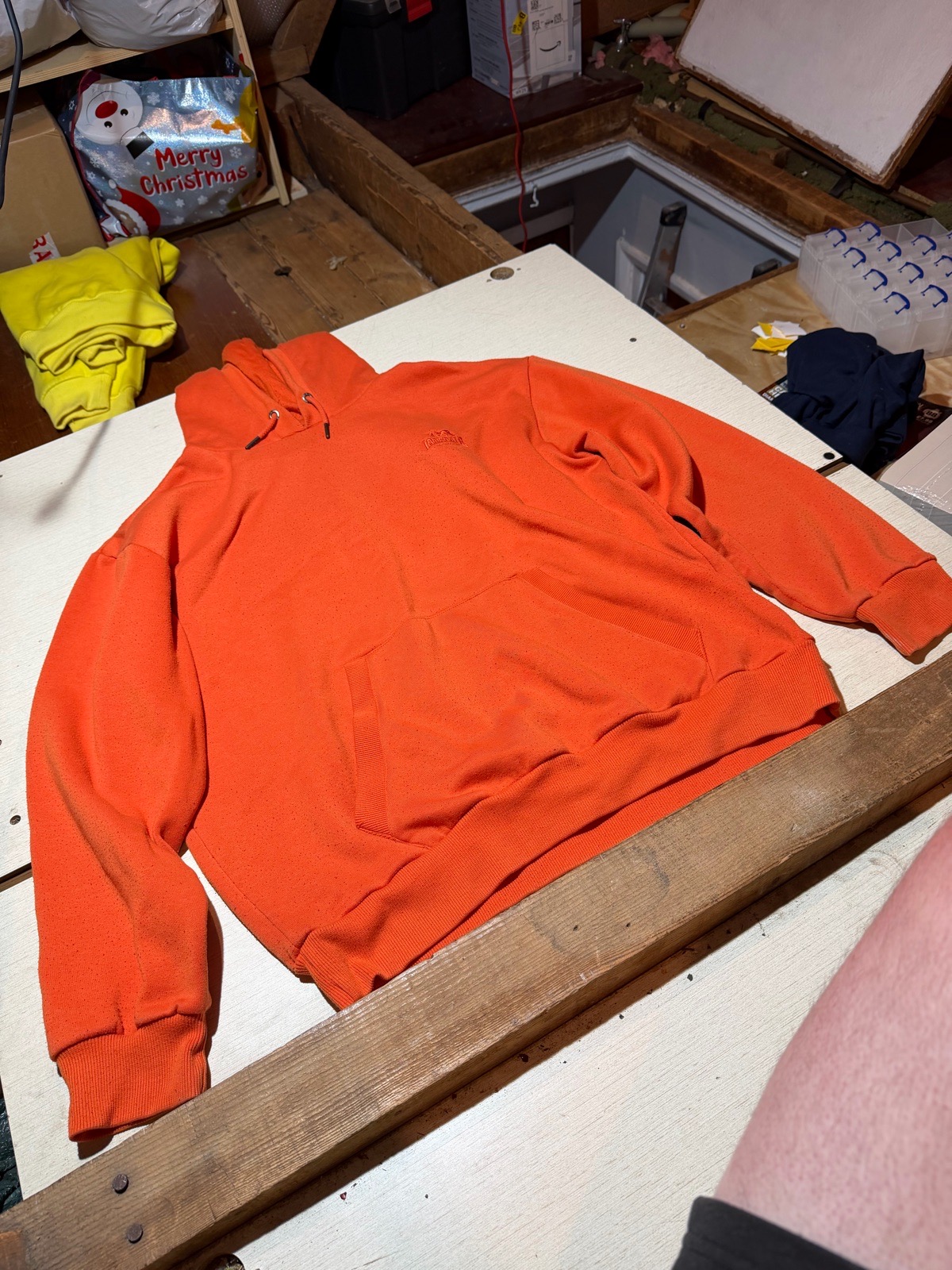 Vintage orange Lonsdale hoodie