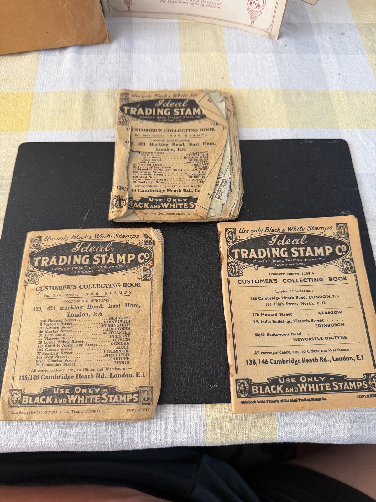 Vintage British retail loyalty booklet
