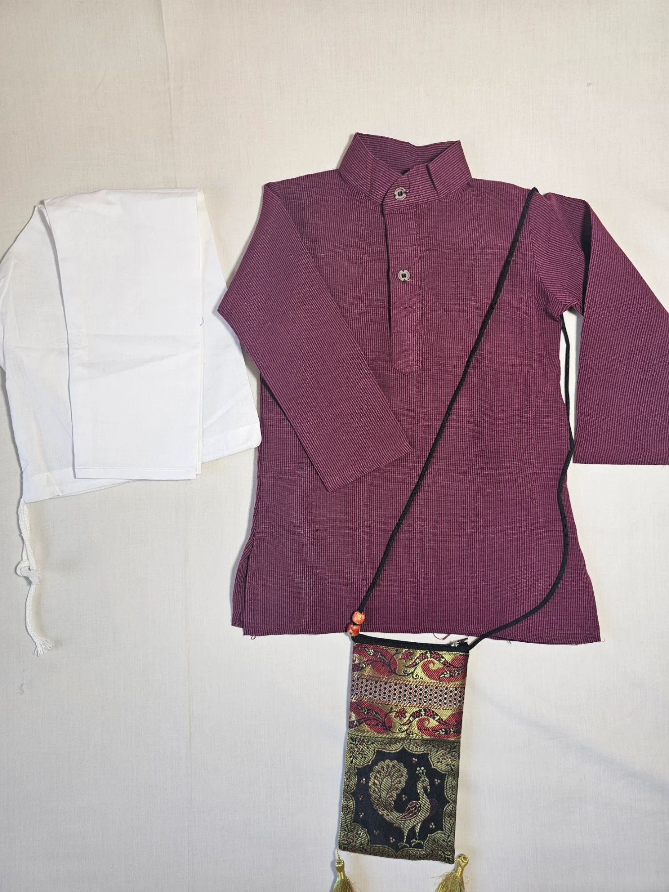 Burgundy kurta sherwani indian Pakistani wedding wear navratri outfit