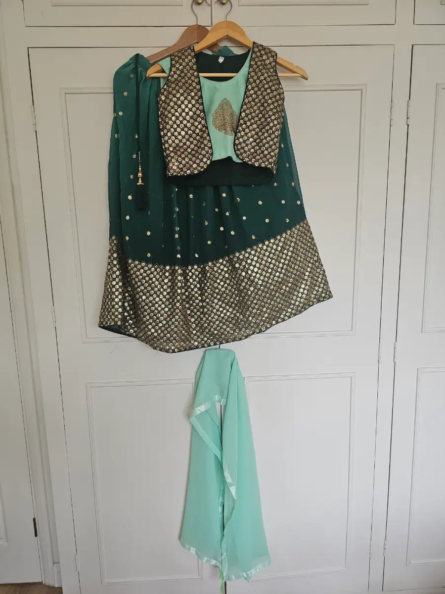 Girls indowestern wedding party summer outfit