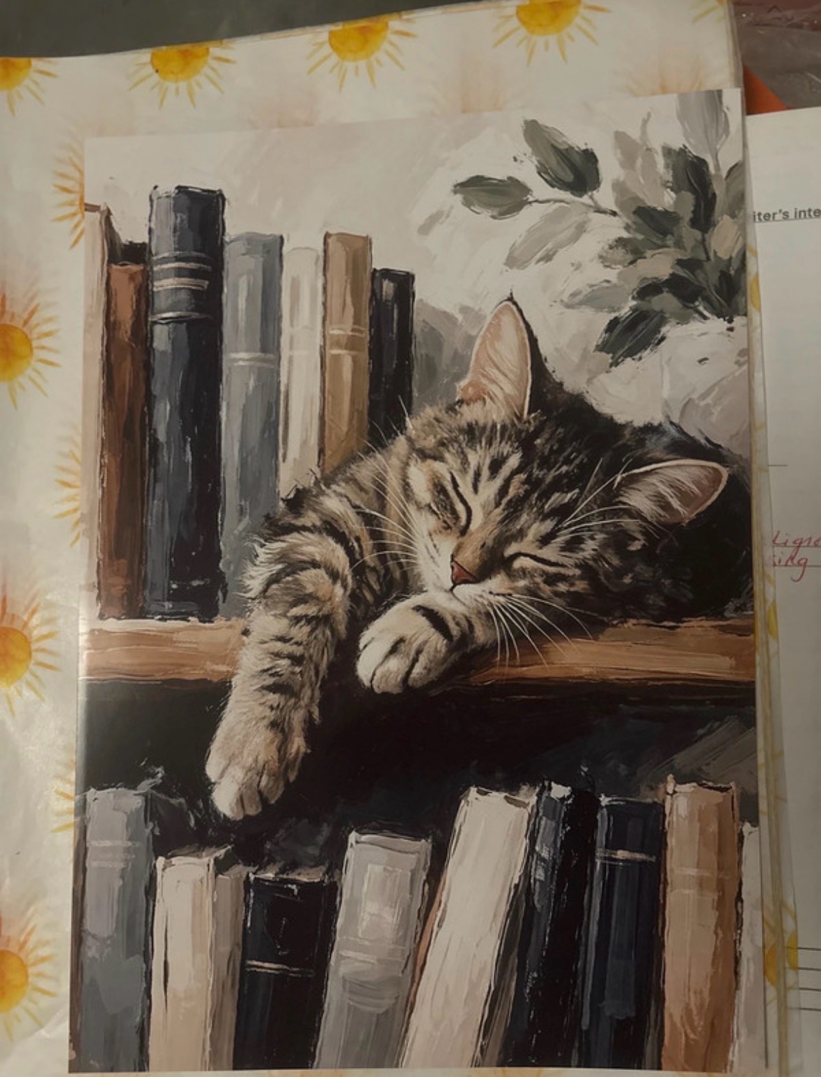 Cat Art Print - A4 picture