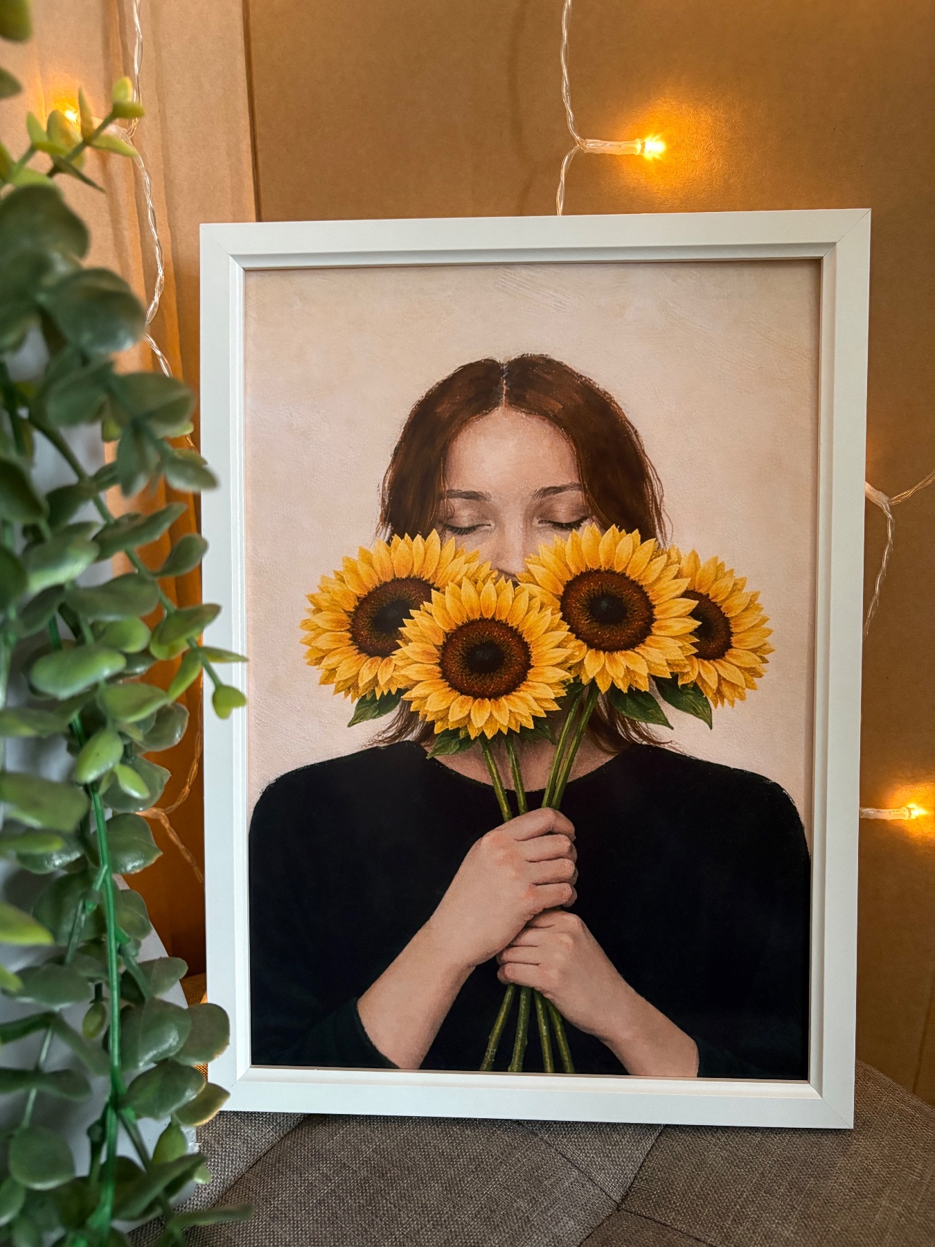 Unframed A4 Art Print - Sunflowers