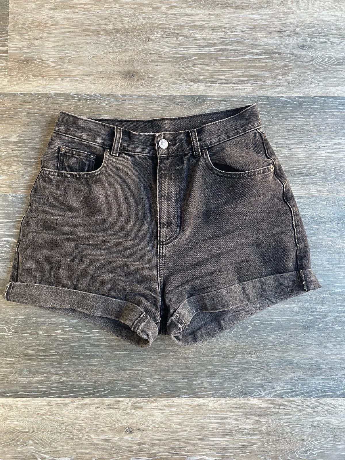 Asos High Waisted Denim Shorts