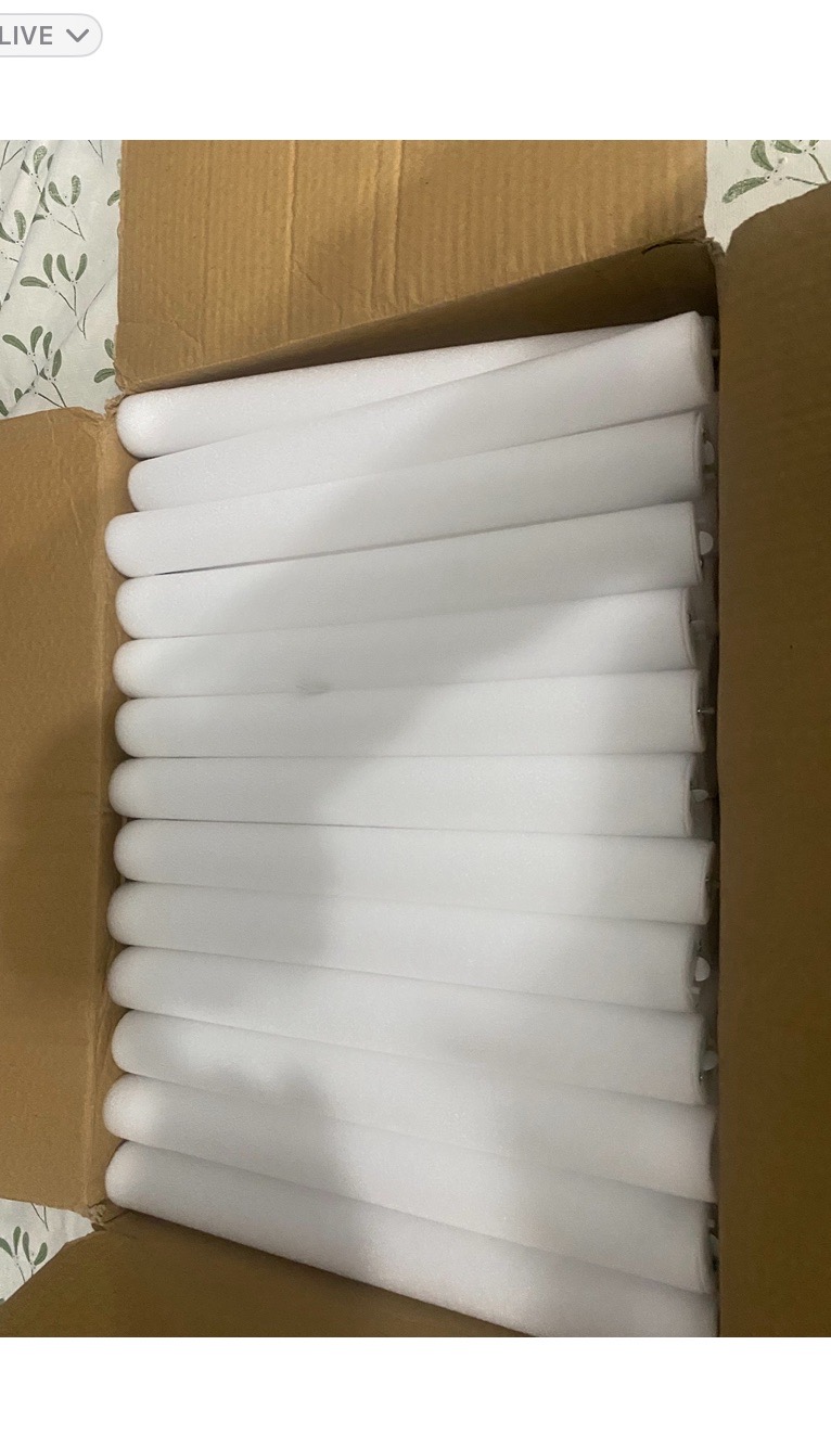 Pack of unopened 40 foam glow sticks