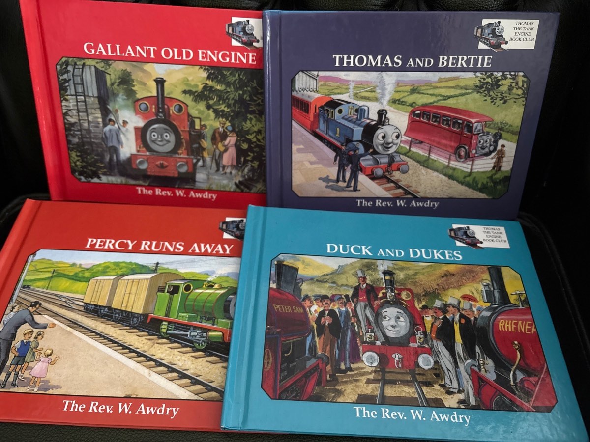 Thomas The Tank Engine children’s books hardback vintage Book Club