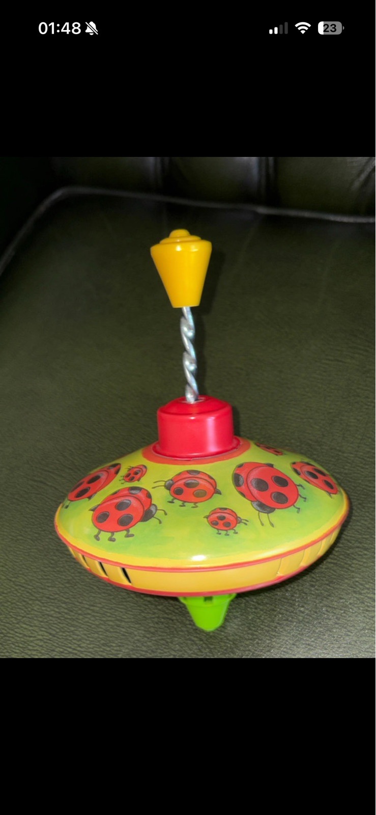 Toddler toy spinning vintage Goki