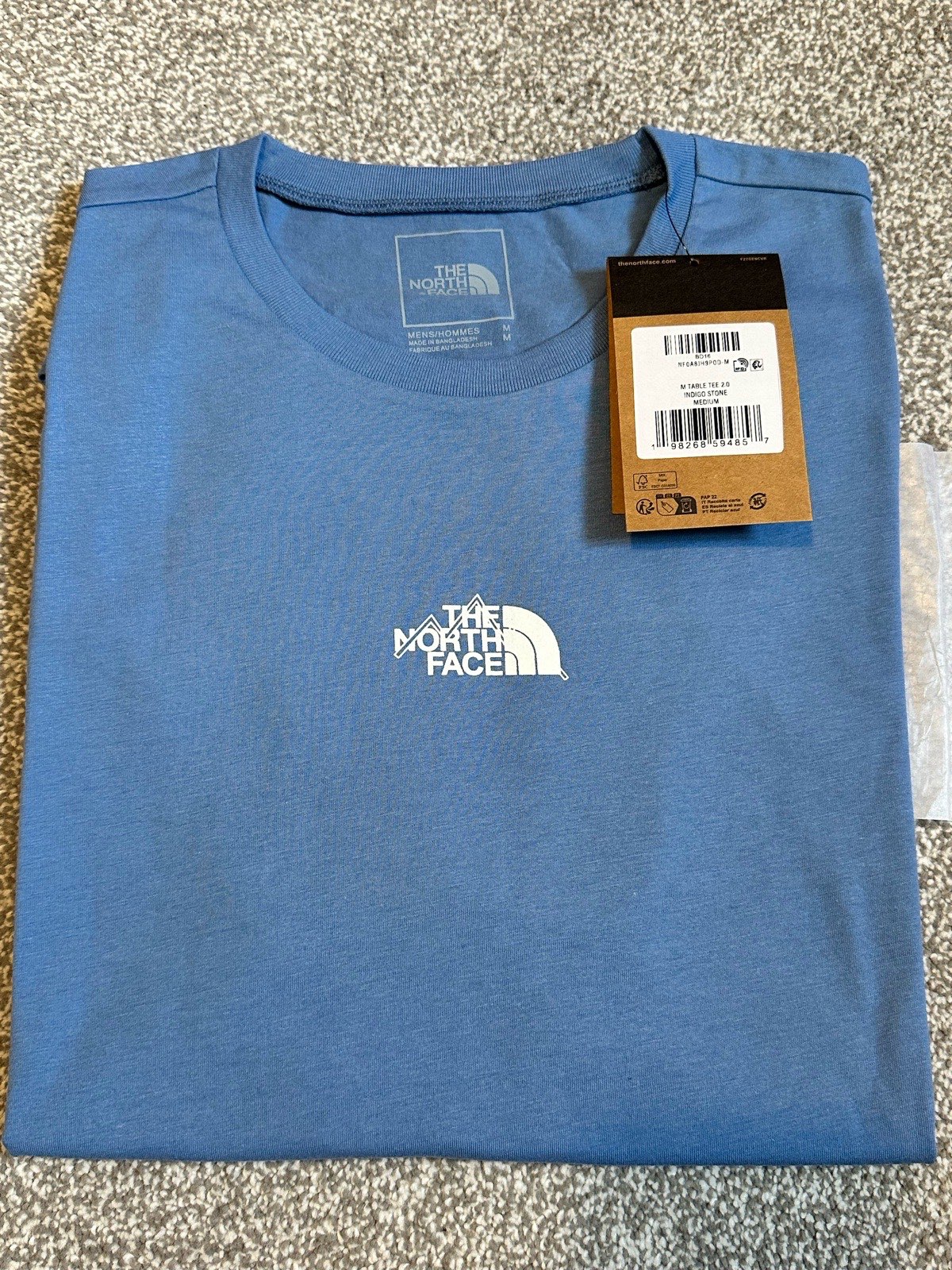 Men’s North Face T-shirt (Indigo Stone)