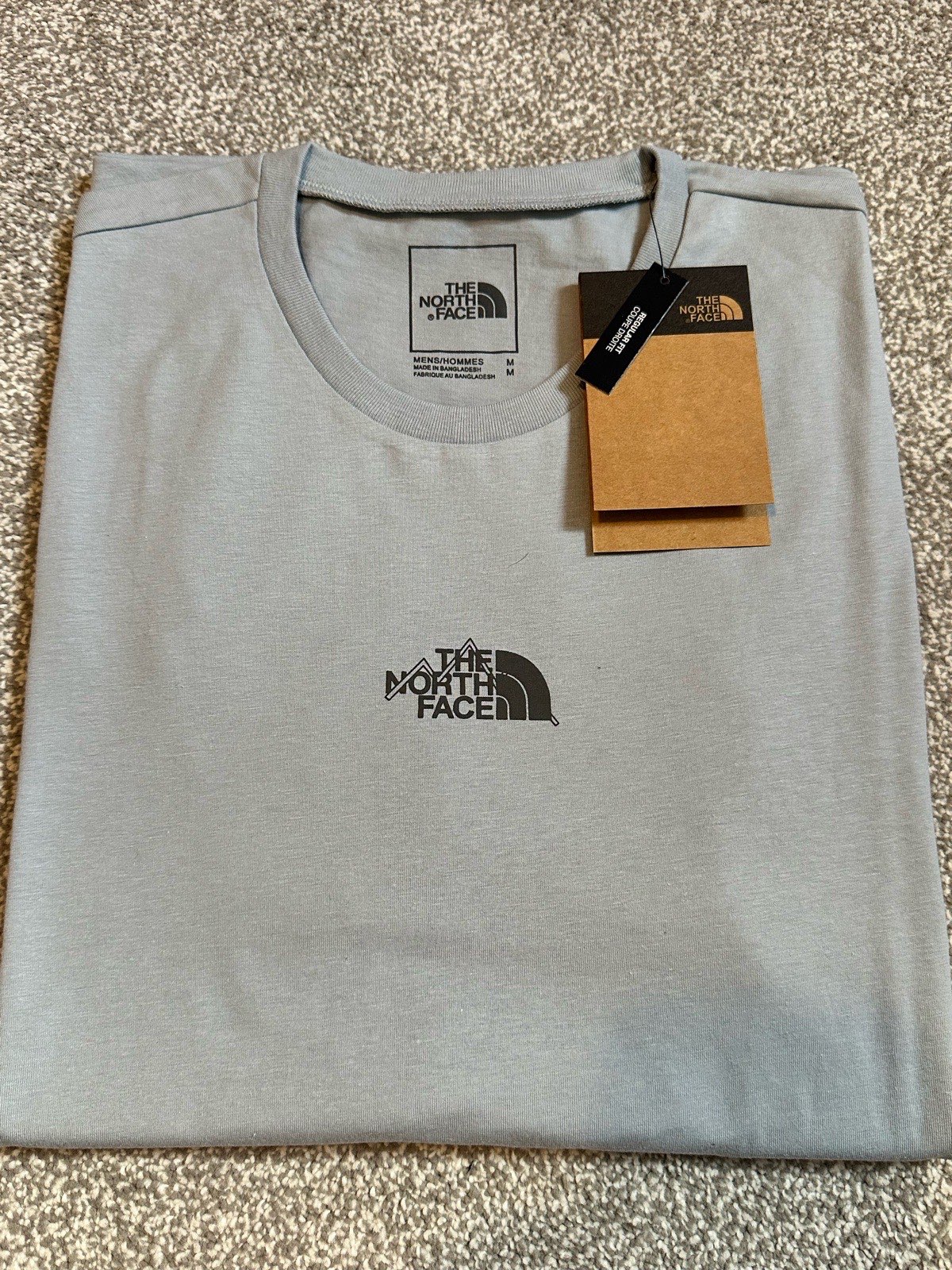 Men’s North Face T-Shirt (Frost Grey)